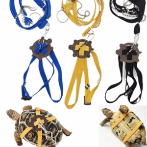 Adjustable Reptile Harness and Leash – Soft Anti-Bite Strap for Turtles, Lizards, Gerbils & Small Pets, Outdoor Training Rope