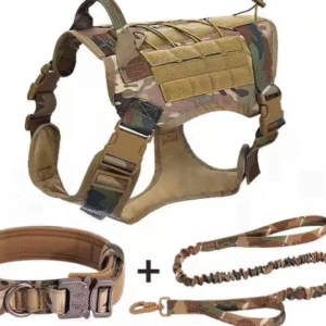 Tactical Dog Gear Set – Durable Harness, Collar & Leash Combo for Training, Hiking & Outdoor Adventures